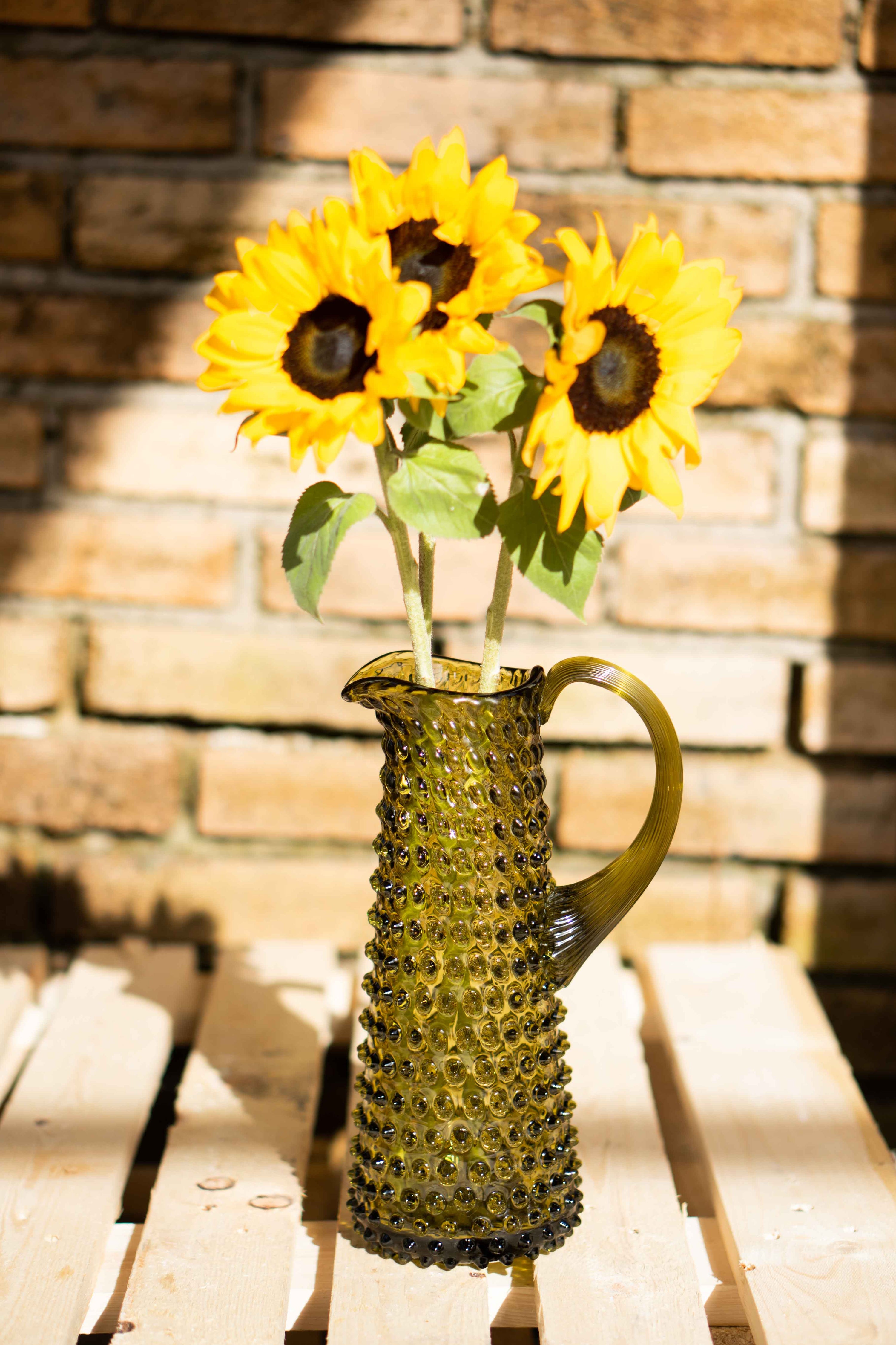 Pitcher 1l, Studded Green Bonsai, Klimchi