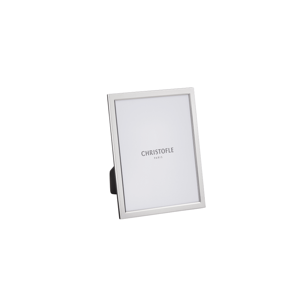 Photo frame 13x18cm, Plain silver metal, Christofle