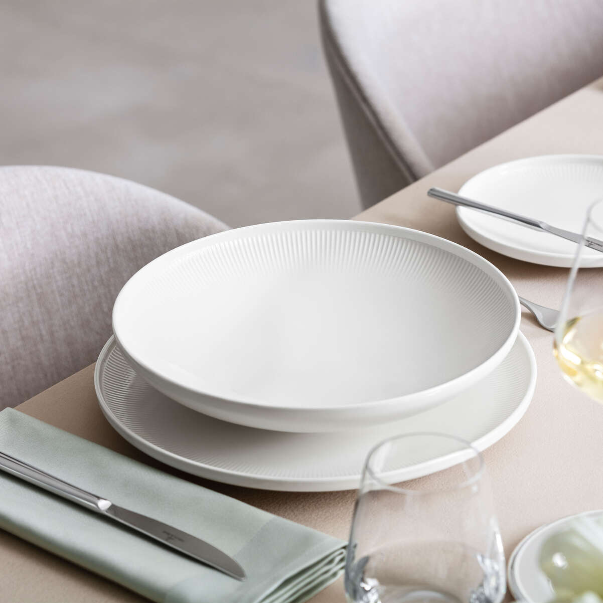 Assiette creuse 25 cm Afina, Villeroy & Boch
