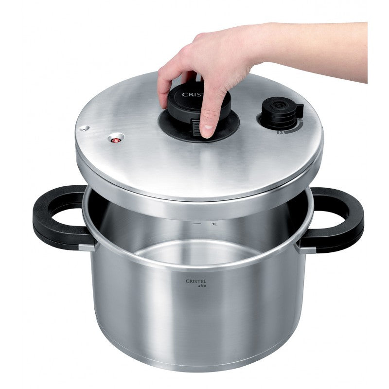 9L Pressure Cooker, Alto Stainless Steel, CRISTEL
