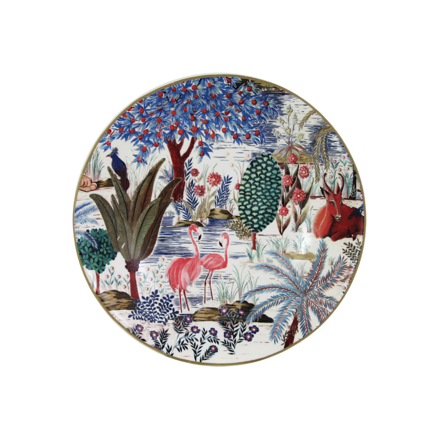 Deep plate, Palace Garden, Gien