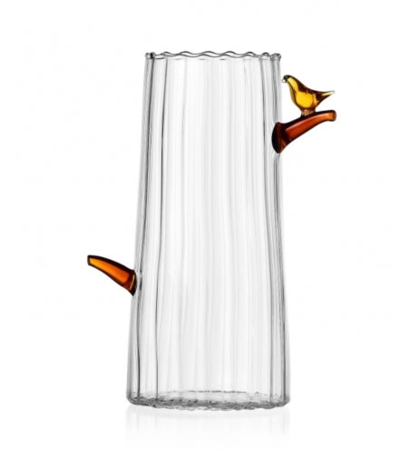 Vase Amber Bird, Birds, ICHENDORF