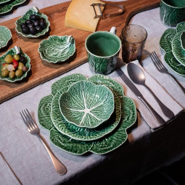 Flat plate 26.5 cm, Cabbage, Bordallo Pinheiro