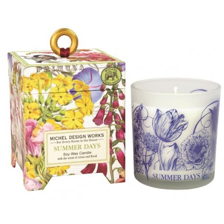 Scented candle in gift box, Summer Days, Royal Garden