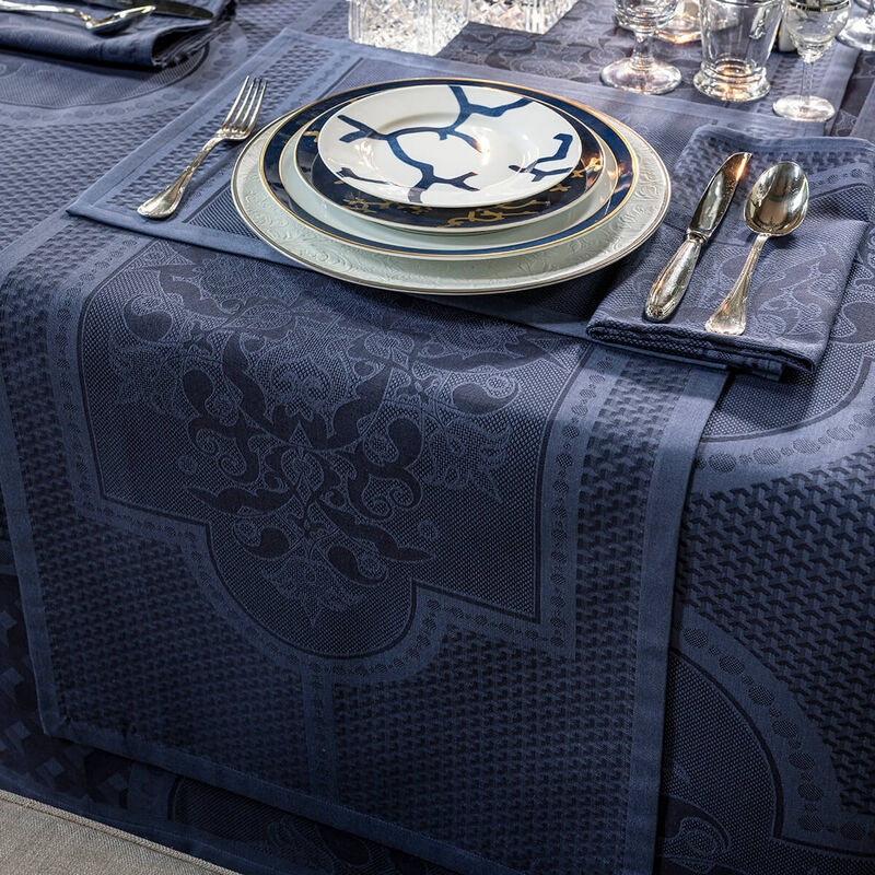 Nappe 175x320cm, Palais Vénitien Adriatique, LE JACQUARD FRANCAIS