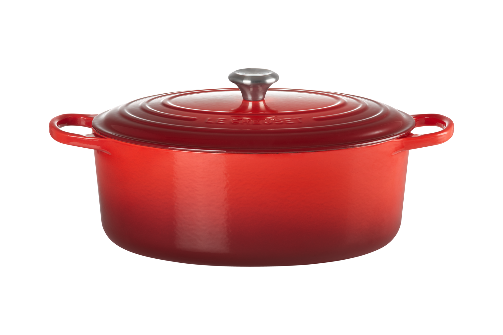 Oval casserole dish 35cm, Signature Cerise, Le Creuset