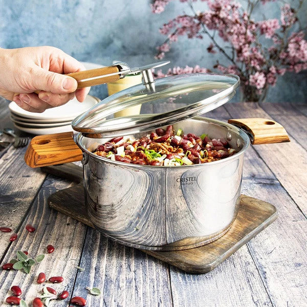 Glass cover 12cm, Platinum, CRISTEL