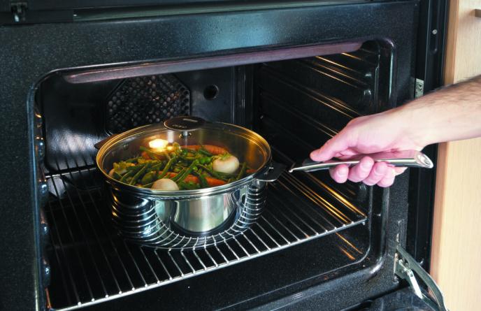 Stainless Steel Saucepan 20cm, Removable Mutine, CRISTEL