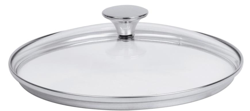 Glass lid 16 cm, Platinum, Cristel