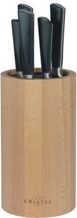 Beech Wood Knife Block, Marttiini, CRISTEL