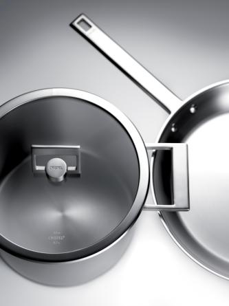 Stainless Steel Saucepan 14cm, Fixed Stratum, CRISTEL