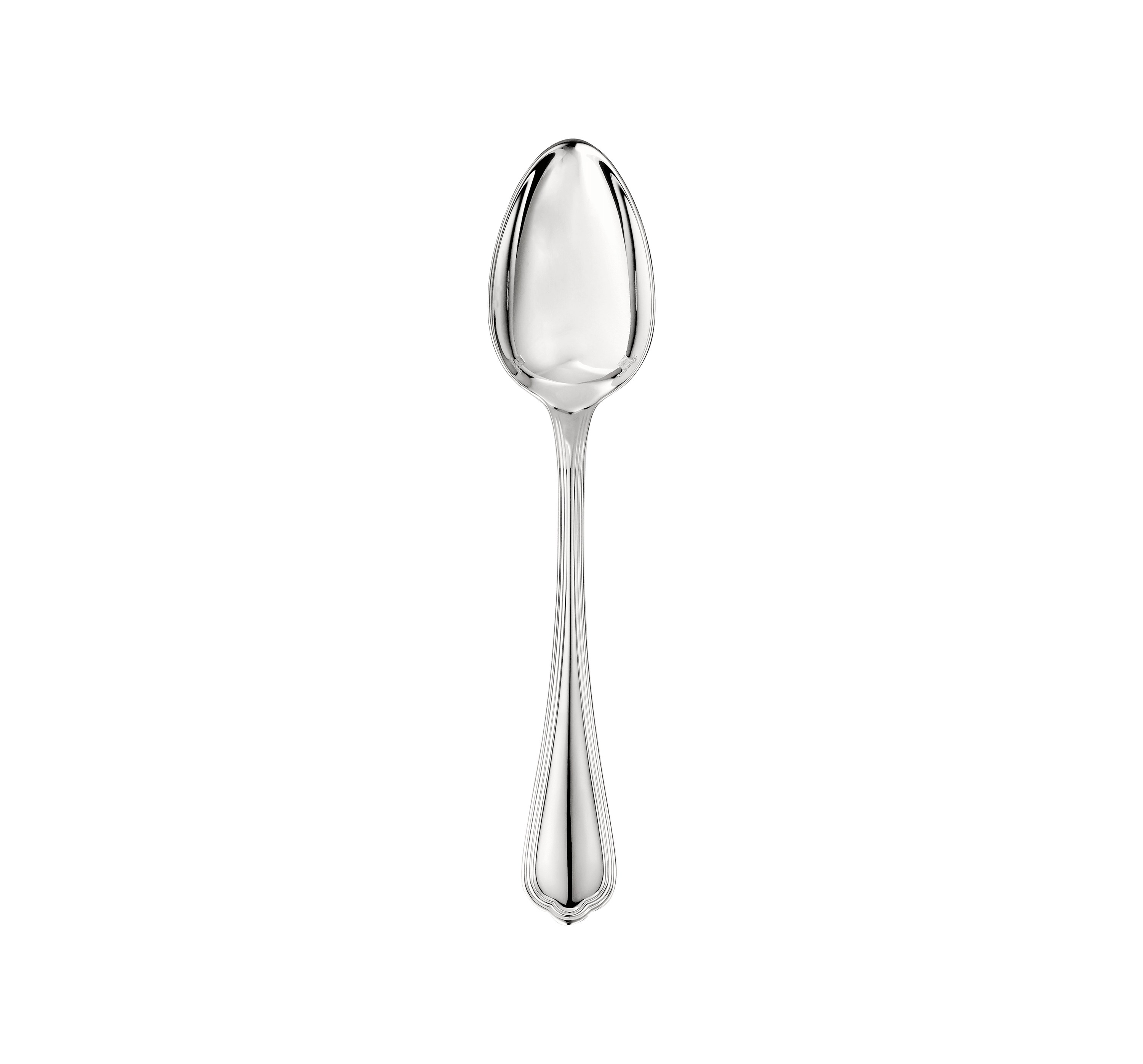 Dessert spoon, Spatours silver metal, Christofle