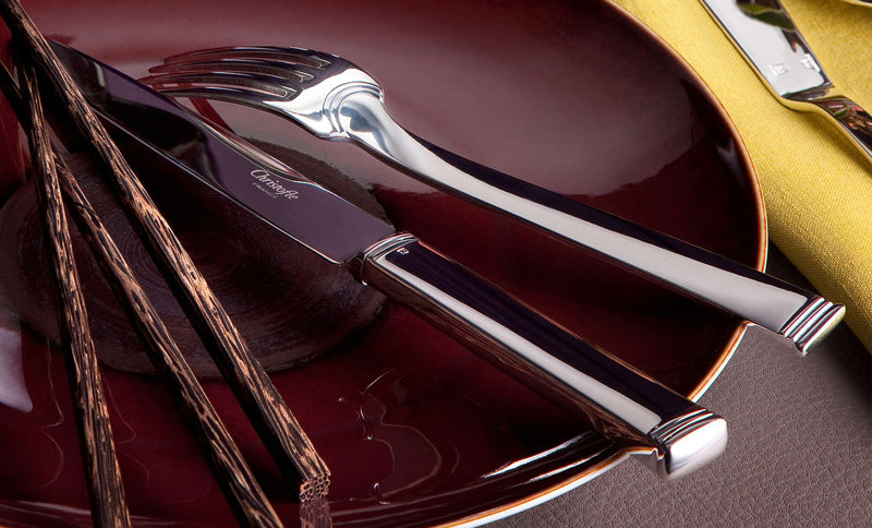 Serving spoon, Commodore silver plated metal, Christofle