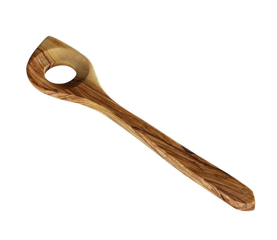 Wooden spoon with hole, Toscana, Cilio