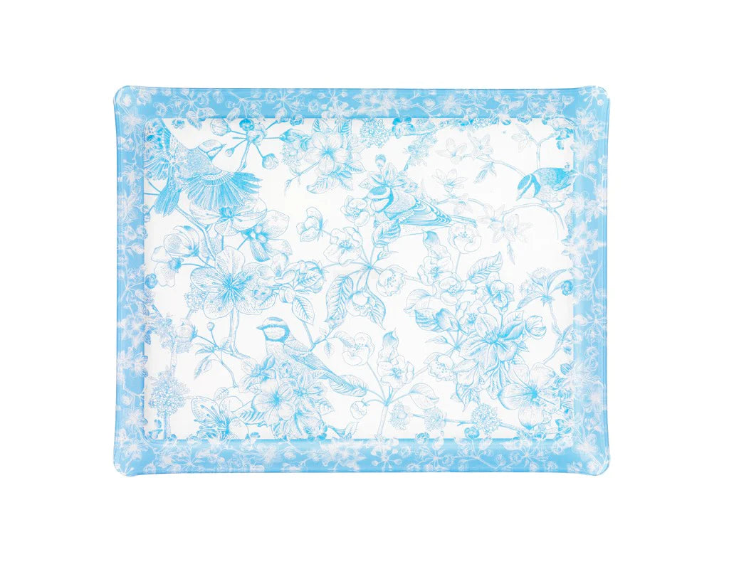 Acrylic tray 37x28cm, Arabela Sky Blue, Platex