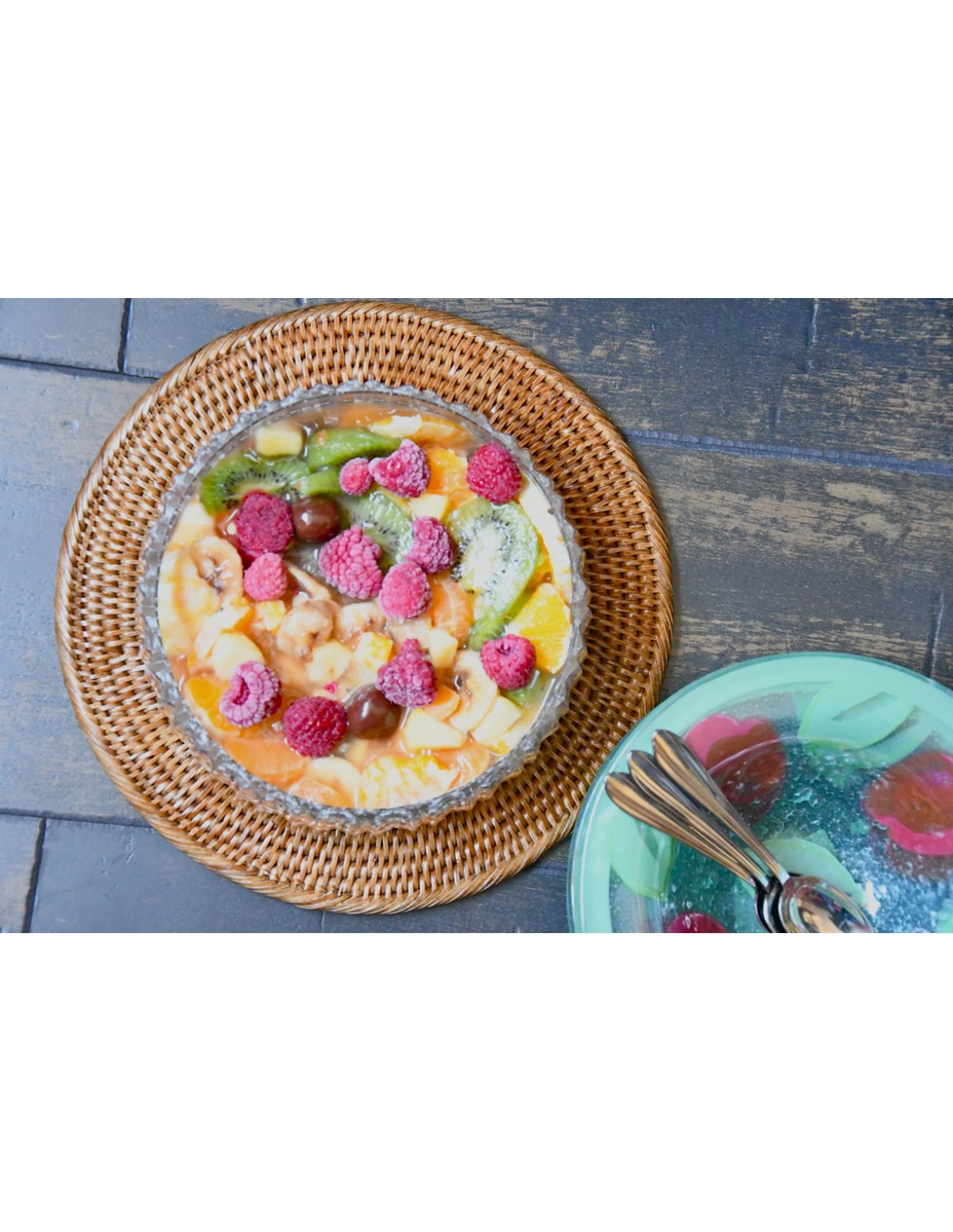 Dessous de Plat Rond Miel Saturne, Pagan