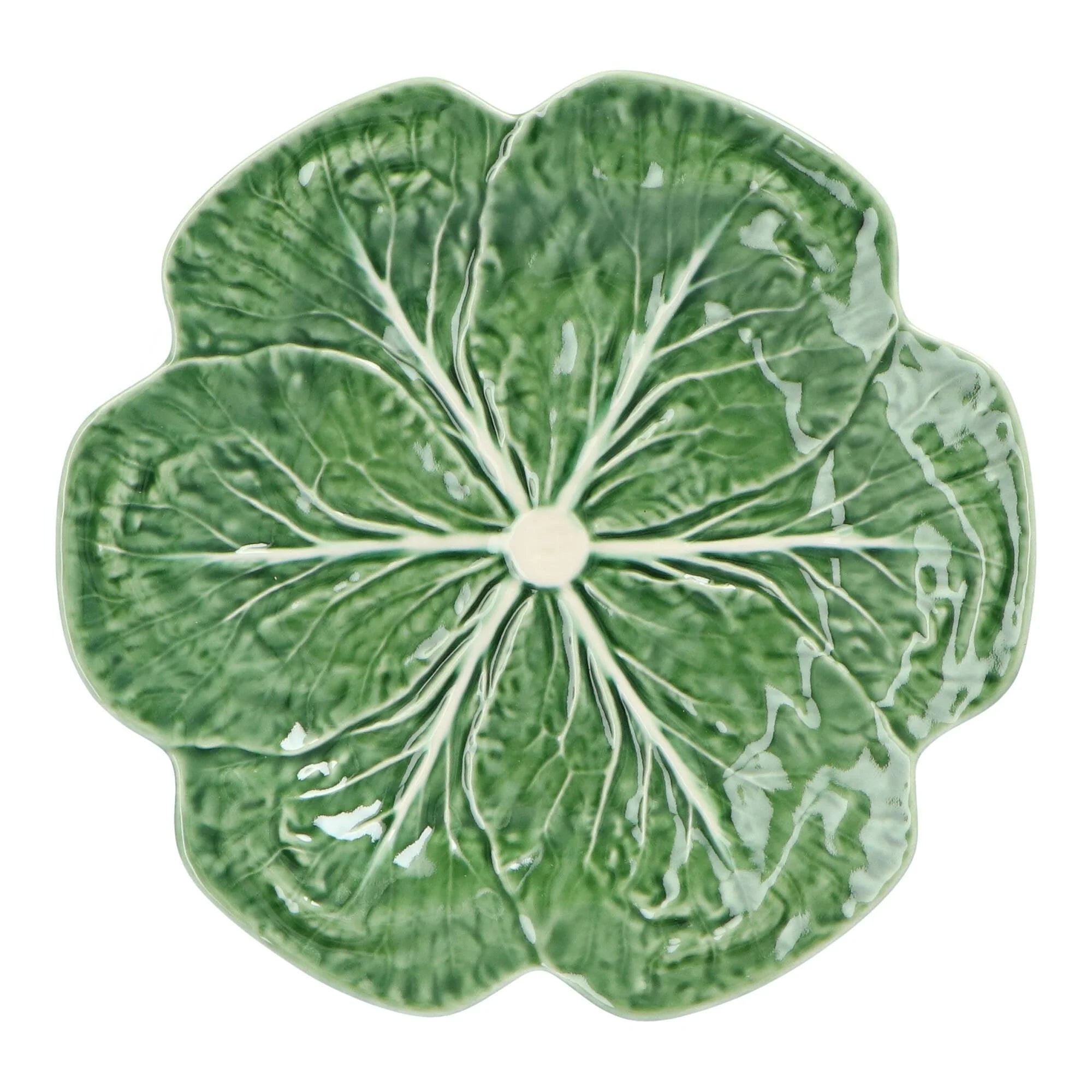 Flat plate 26.5 cm, Cabbage, Bordallo Pinheiro