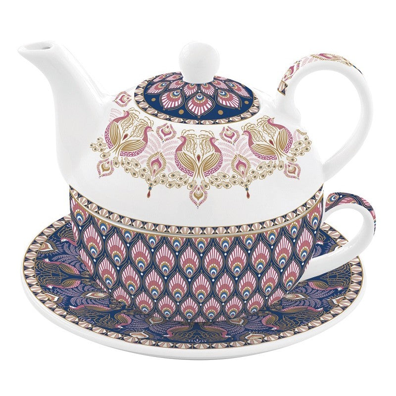 Egoiste with saucer 350ml, Peacock, Royal Garden