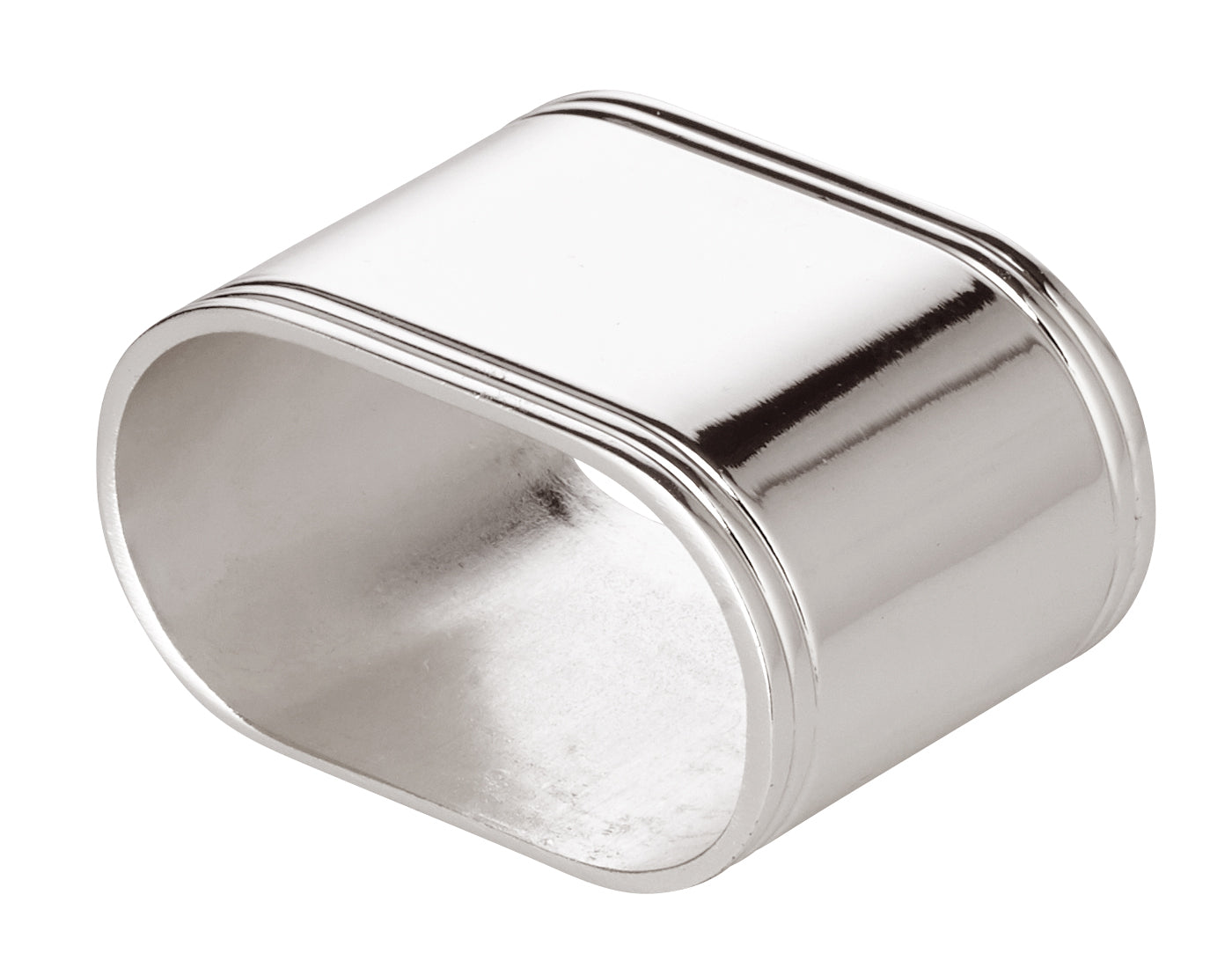 Ronds De Serviette EDZARD Vita En Argent - Lot De 4, Résistant Au Ternissement, Longueur 5 Cm