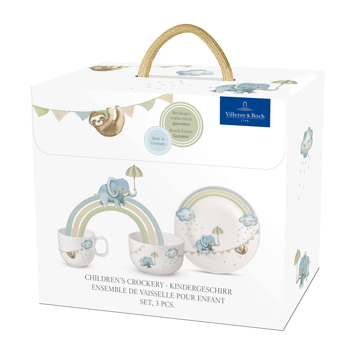 Ensemble Enfant 3 pces Walk Like a Elephant, Villeroy & Boch