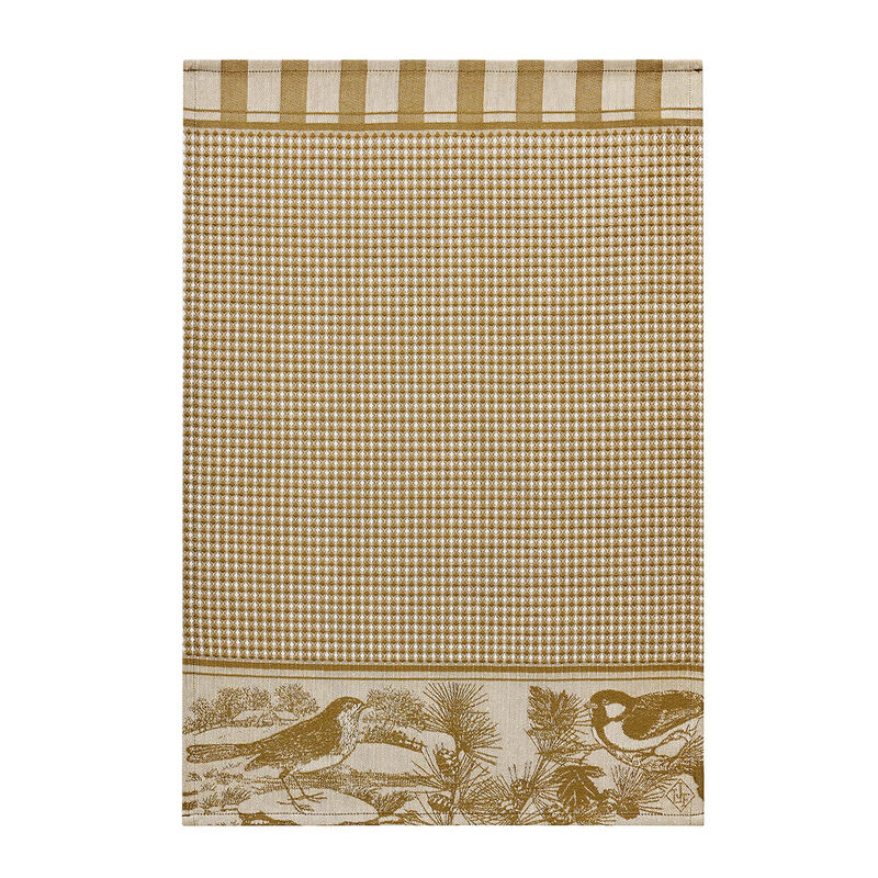 Essuie-Mains 38x54cm, Mélodies Mousse, Le Jacquard Français