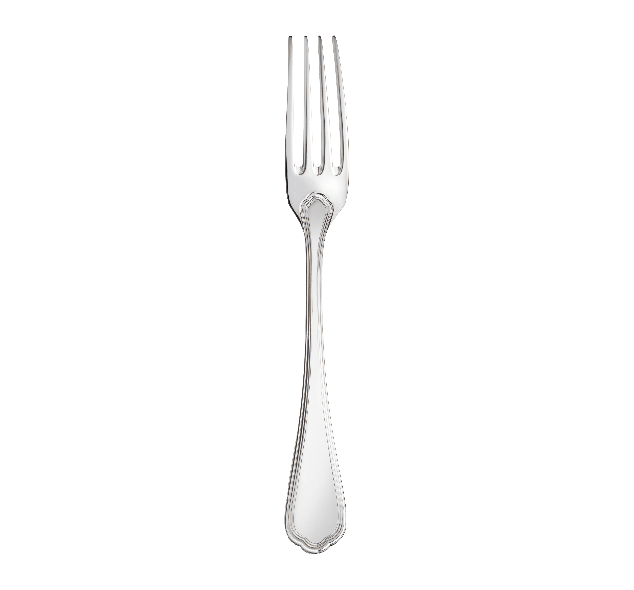 Table fork, Spatours silver metal, Christofle
