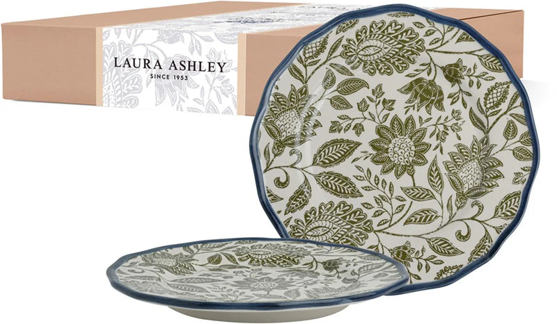 Assiette dessert 21 cm Sage, Laura Ashley