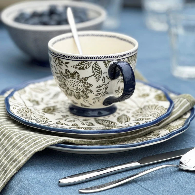 Assiette dessert 21 cm Sage, Laura Ashley