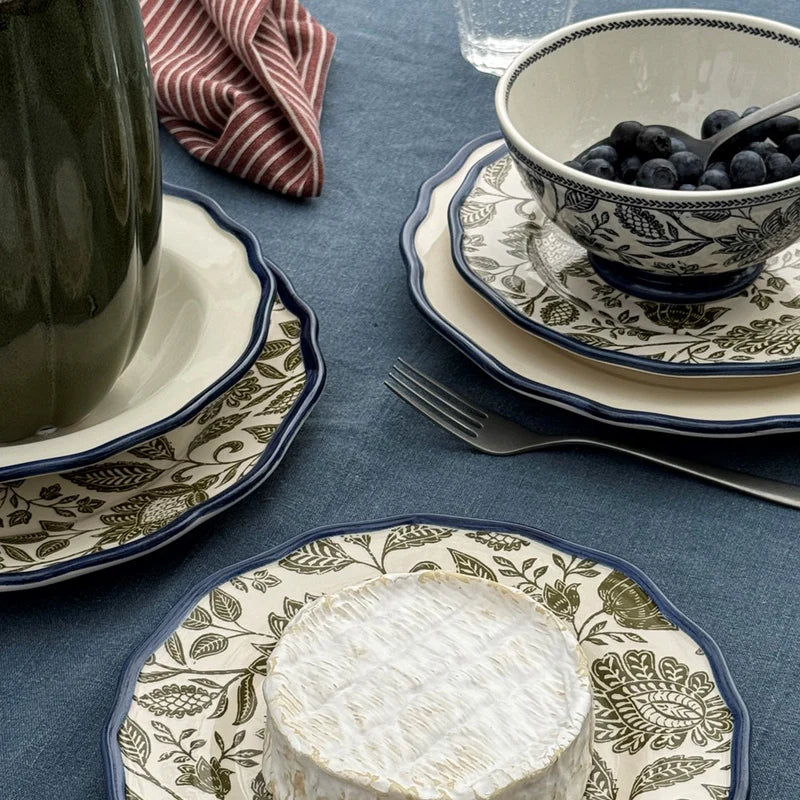 Assiette plate 27 cm Sage, Laura Ashley