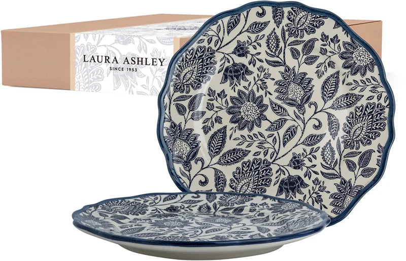 Assiette plate 27 cm Hedingham Blue, Laura Ashley
