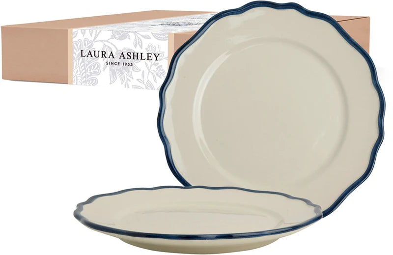 Assiette Plate 27 cm Solid Blue, Laura Ashley