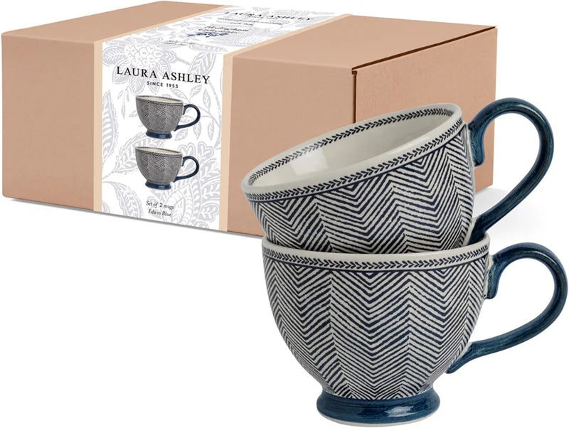 Mug XL 0.43L. Edwin Blue, Laura Ashley