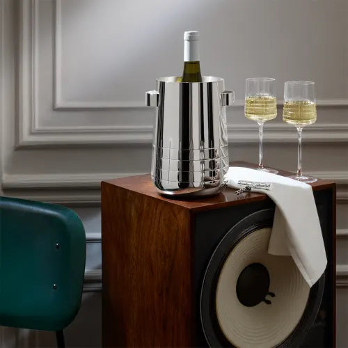 Glacette Graphik Métal Argenté, Christofle