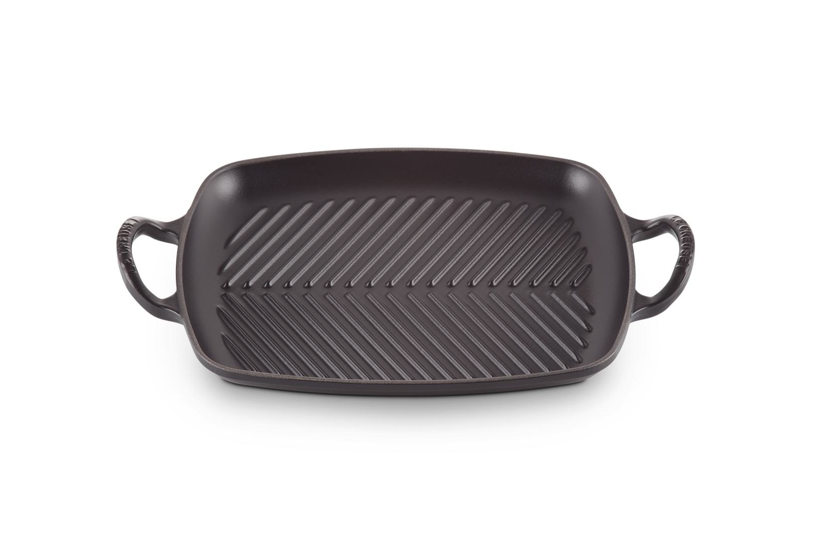 Le Creuset 30cm Rectangular Flat Grill Pan, Matte Black