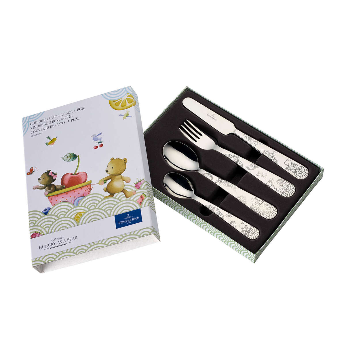 Couverts enfant 4 pièces, Hungry as a Bear, Villeroy & Boch