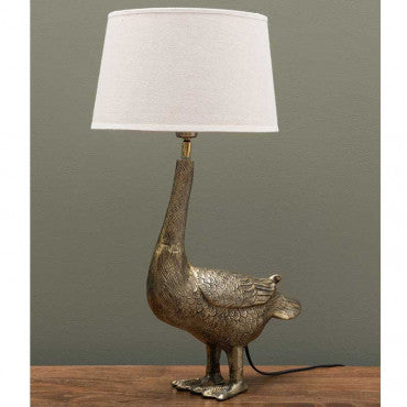 Lamp with Golden Green Collar Lampshade, Chéhoma