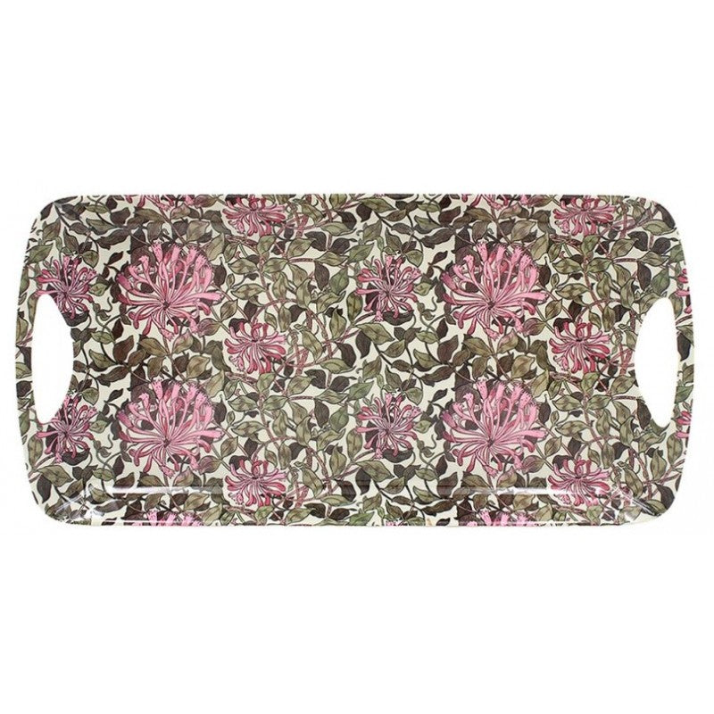 Long rectangular melamine tray - Honeysuckle, Royal Garden
