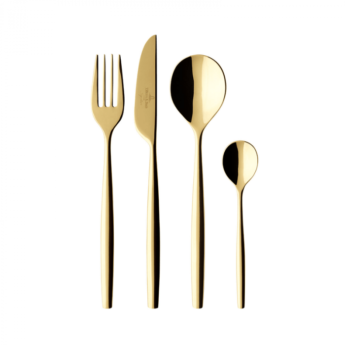 24-piece cutlery set, MetroChic d'Or, Villeroy & Boch