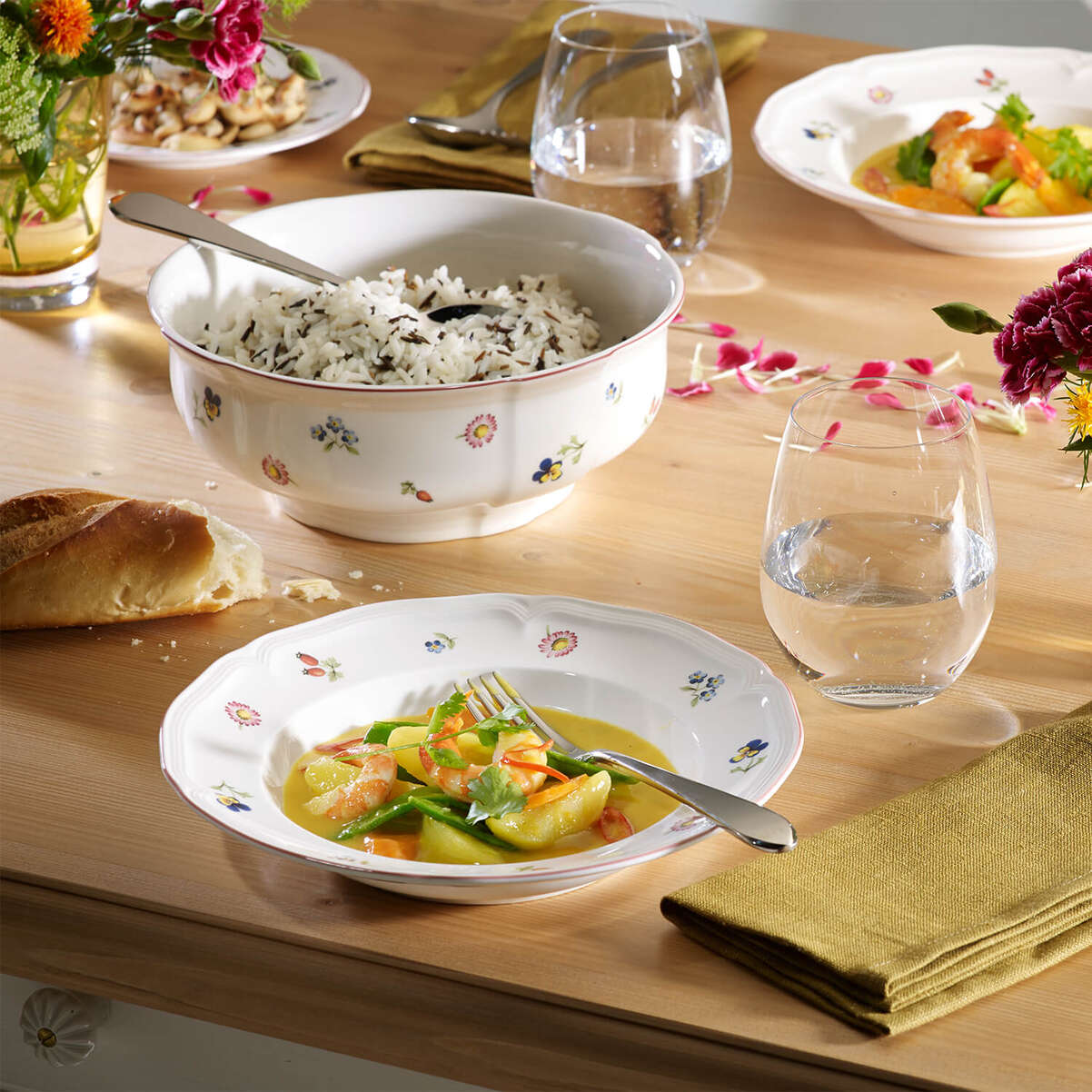 Assiette Creuse 23 cm Petite Fleur, Villeroy & Boch