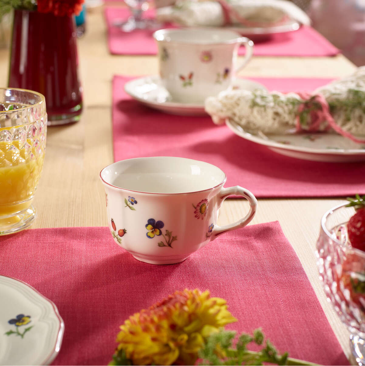 Paire Tasse Thé 0.20L. Petite Fleur, Villeroy & Boch