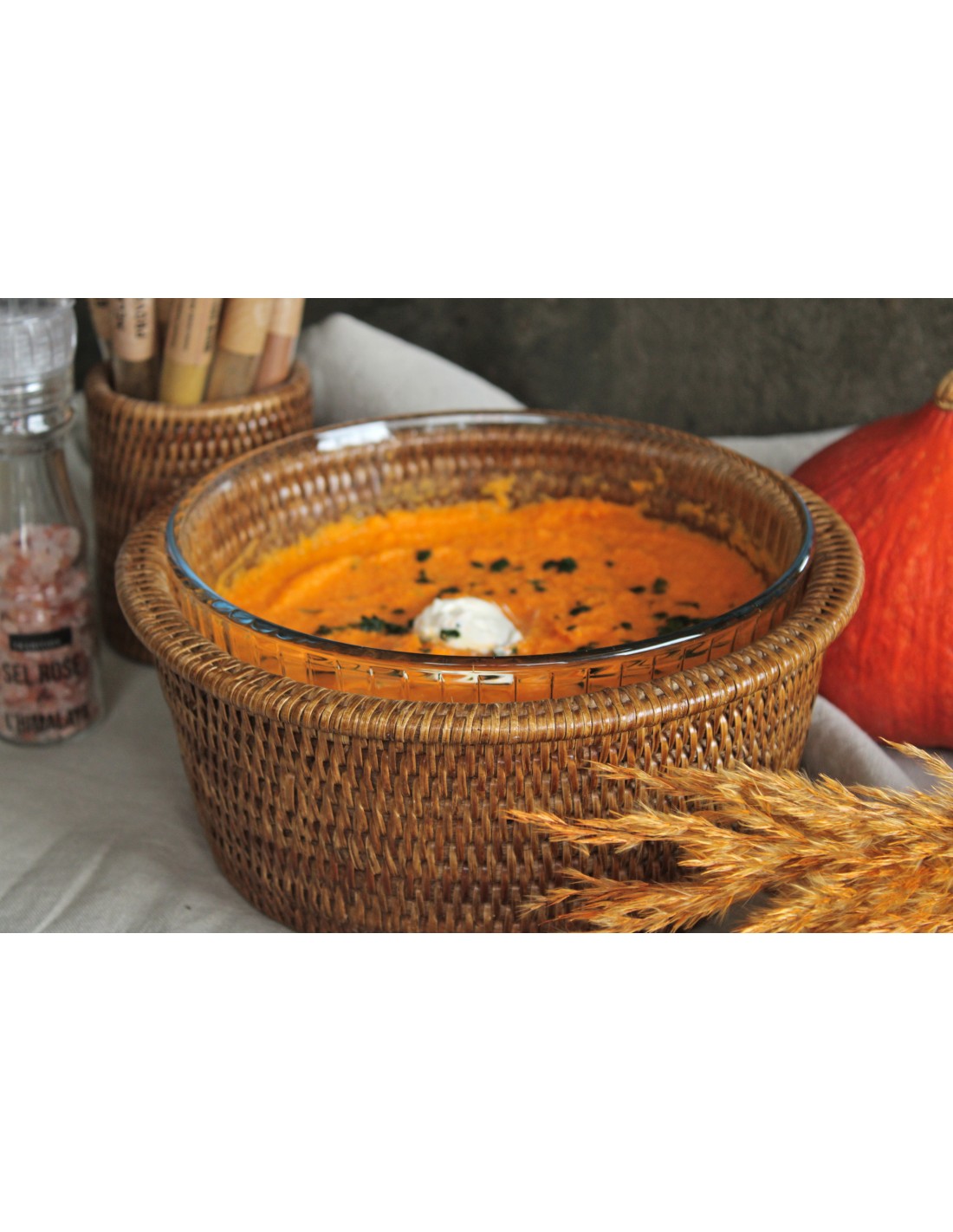 Porte-Pyrex Soufflé, Valaisan Miel, Pagan