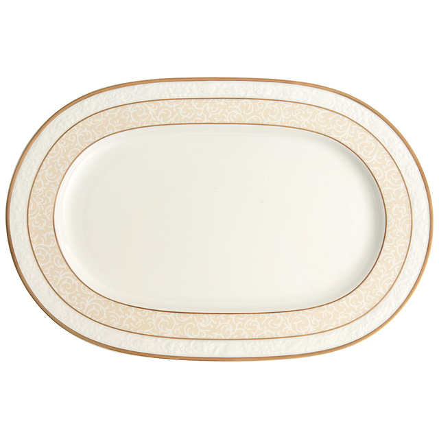 Plat Ovale 35 cm Ivoire, Villeroy & Boch