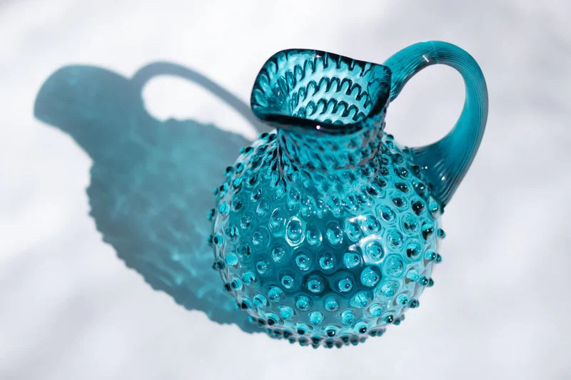 Round pitcher 2l, Studded Aquamarine, Klimchi