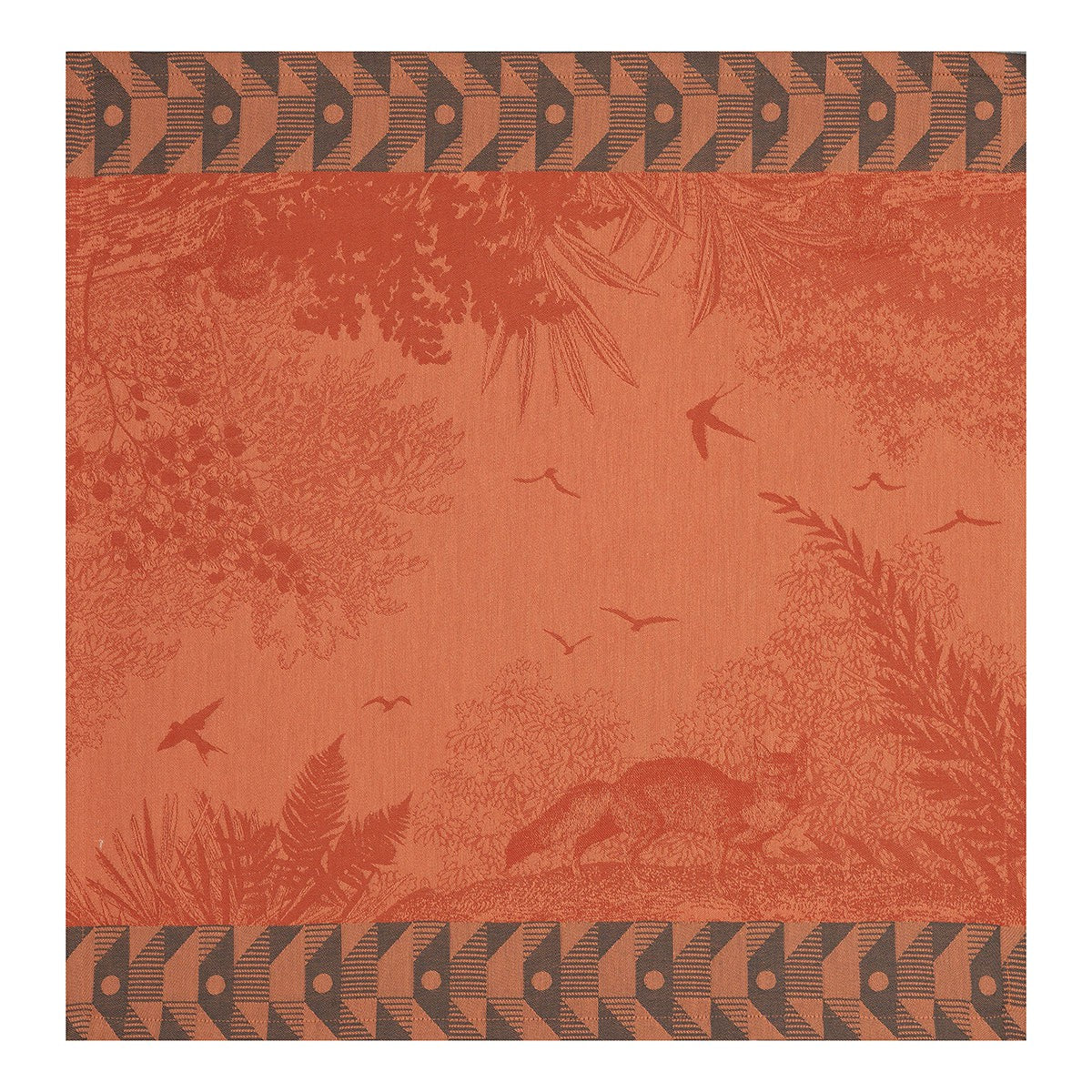 Set of 4 Napkins, Enchanted Forest Autumn, Le Jacquard Français