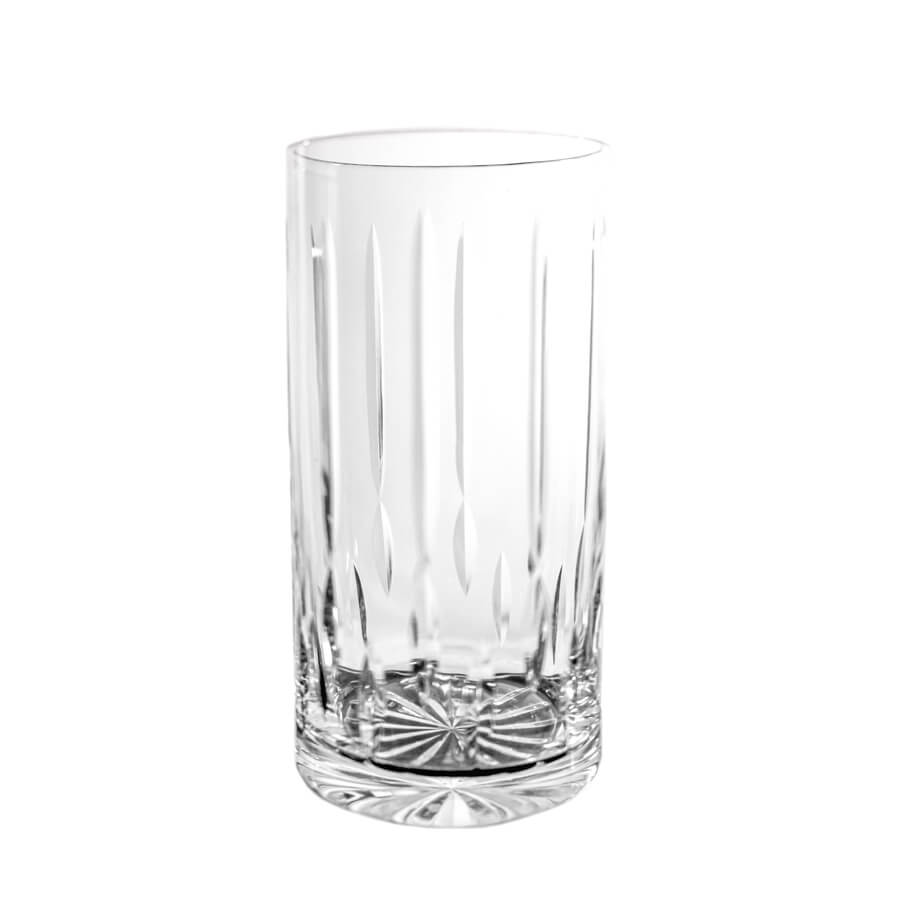 Longdrink glass 340ml cut crystal, Lezka, Pekalla
