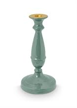 Candle holder 24cm in metal, Light Green, Pip Studio