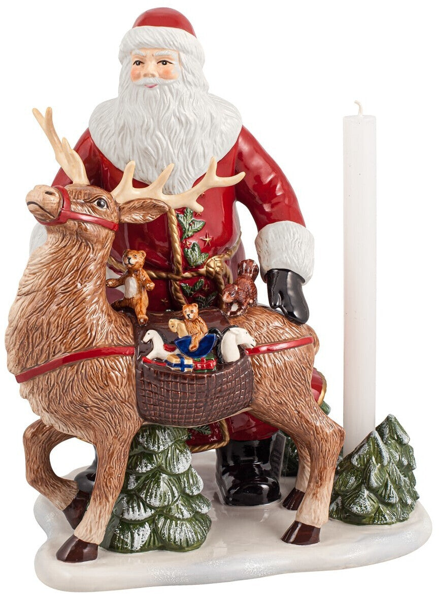 Santa Claus with deer, Christmas Toys Memory, Villeroy & Boch