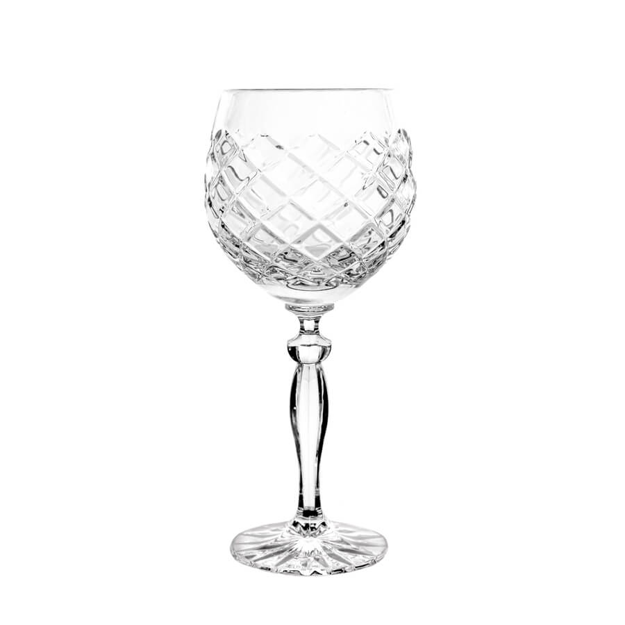 Wine glass 20cm Cut crystal, Kr1, Pekalla
