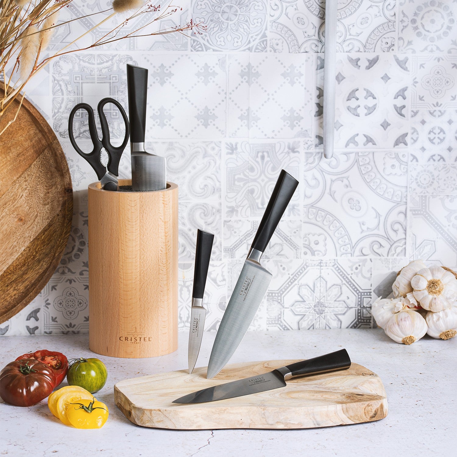 Santoku knife blade 18cm, Marttiini, CRISTEL