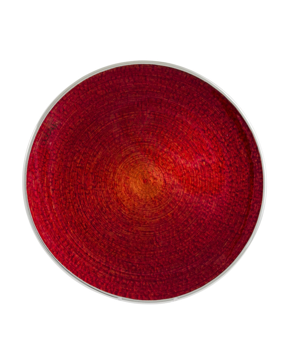 Round dish 37cm, Fenice Red, Dogale